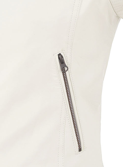 Off White Leather Jacket # 217 - LeatherCult