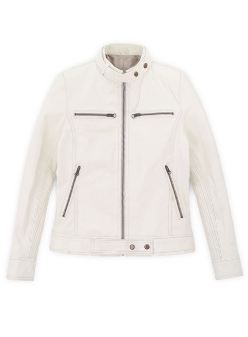 Off White Leather Jacket # 217 - LeatherCult