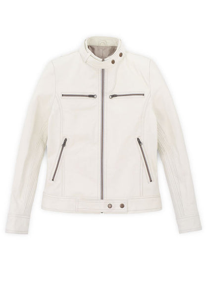 Off White Leather Jacket # 217 - LeatherCult