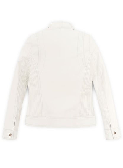 Off White Leather Jacket # 217 - LeatherCult