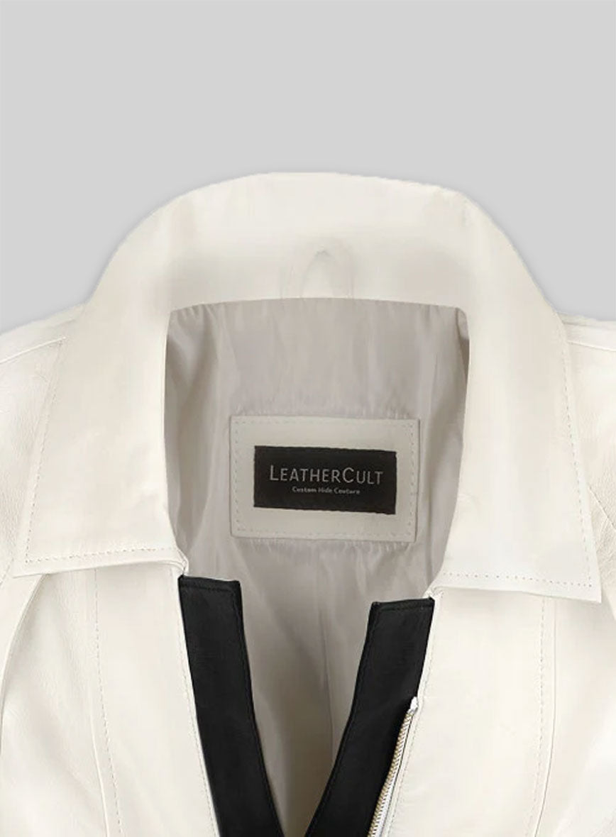 Off White Leather Jacket # 215