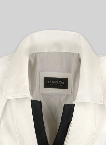 Off White Leather Jacket # 215