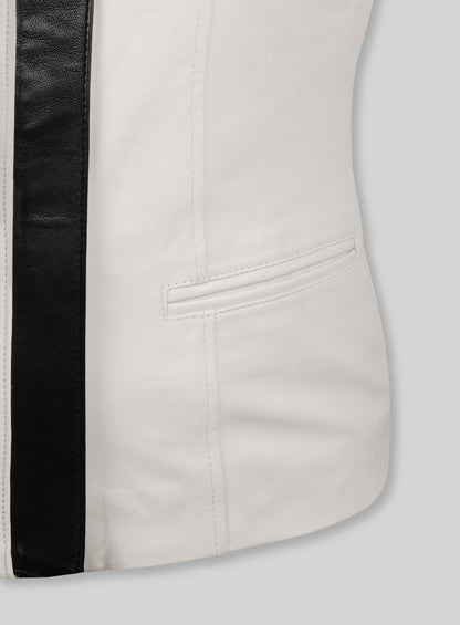 Off White Leather Jacket # 215