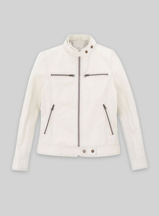 Off White Leather Jacket # 217