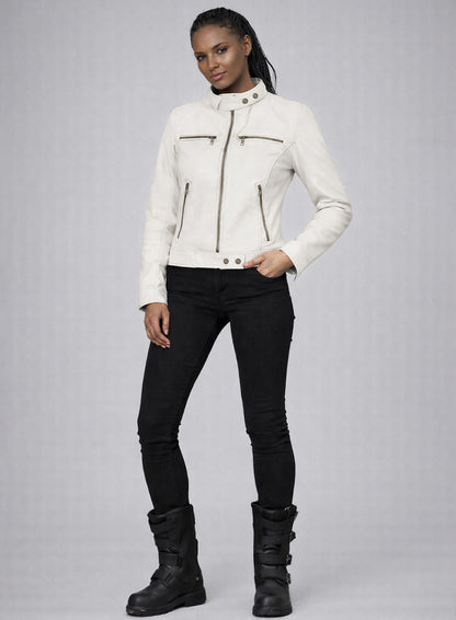 Off White Leather Jacket # 217