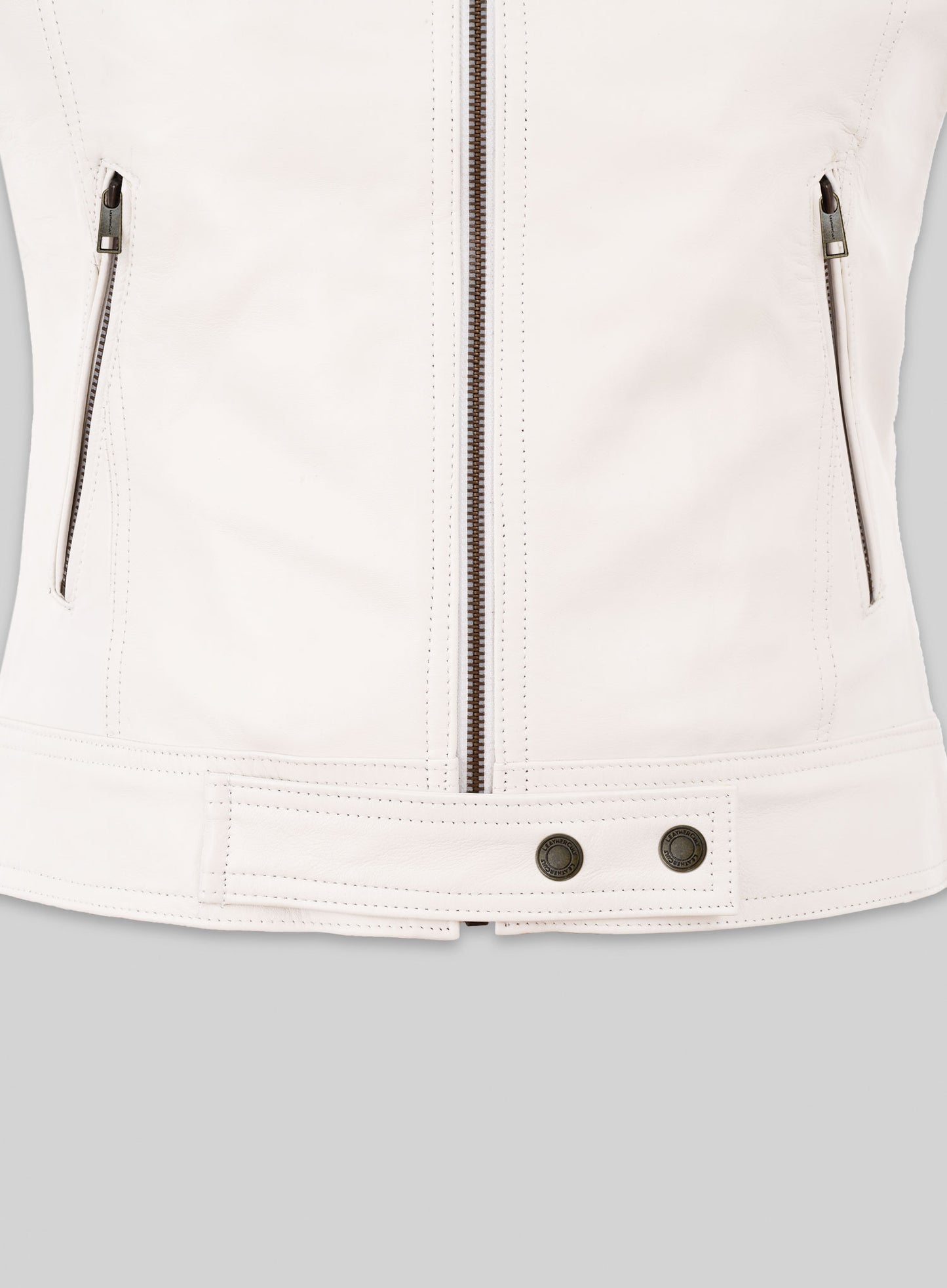 Off White Leather Jacket # 217