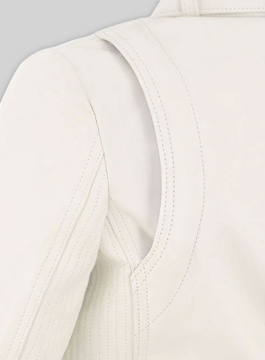 Off White Leather Jacket # 217