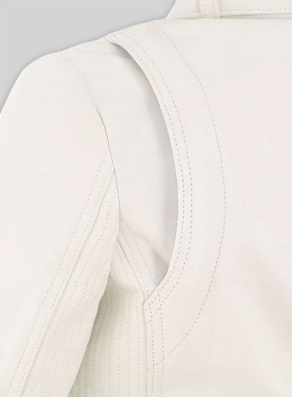 Off White Leather Jacket # 217