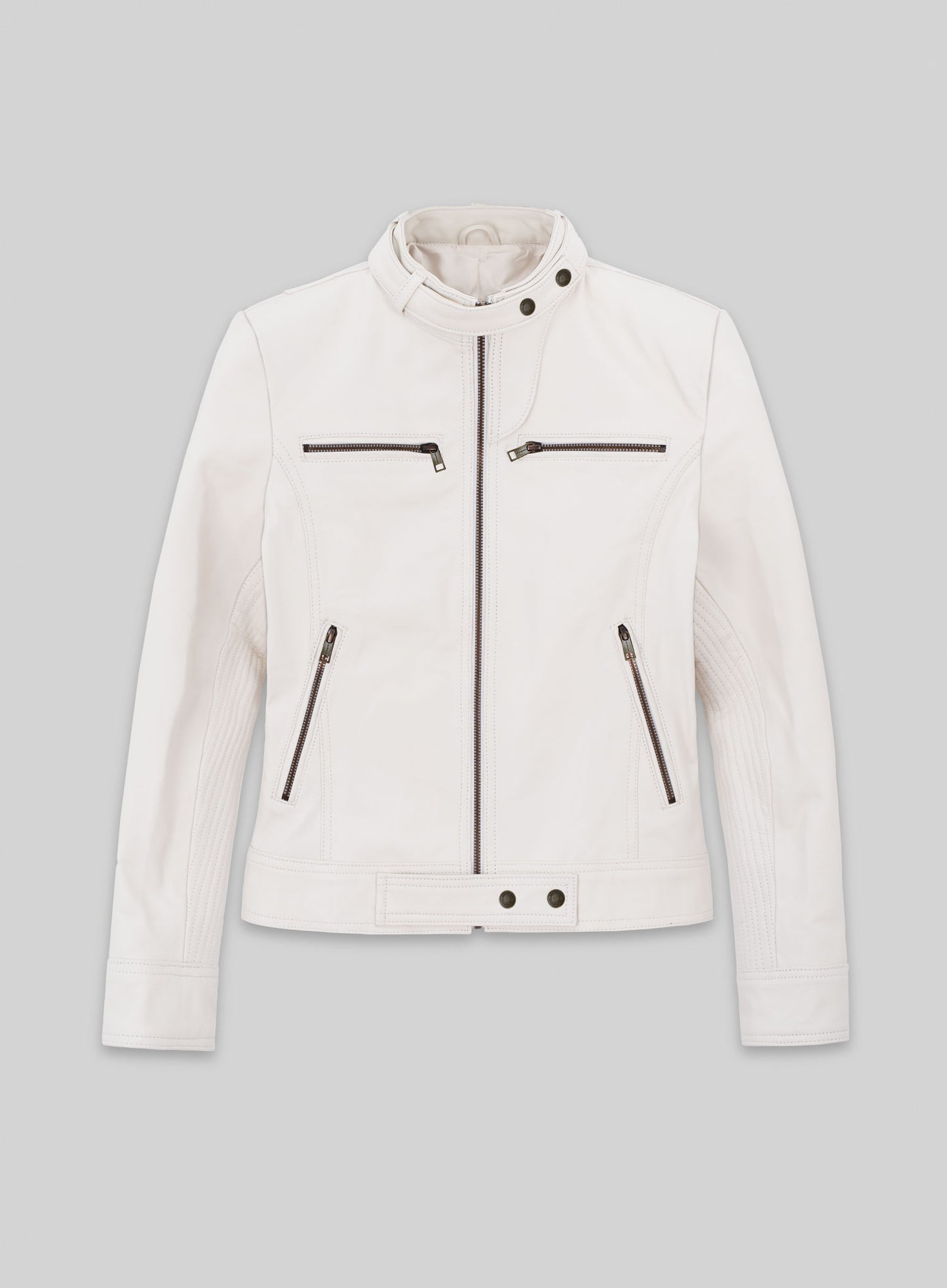 Off White Leather Jacket # 217
