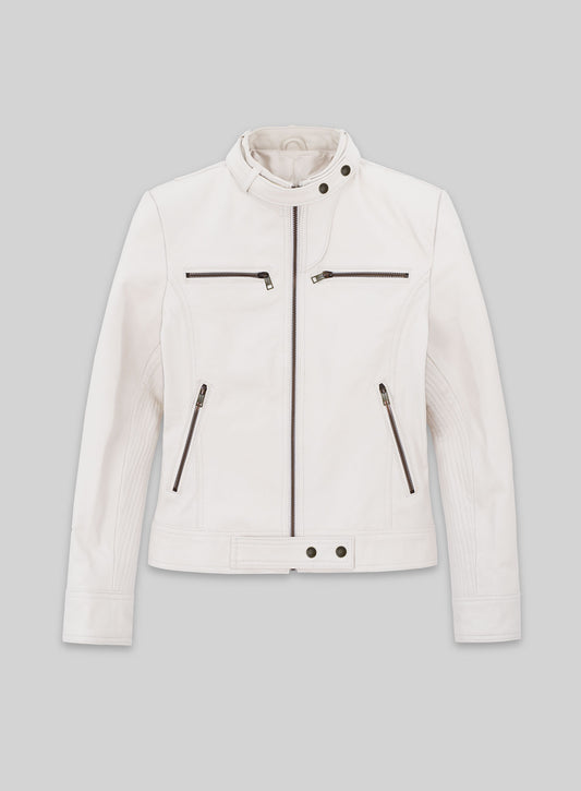 Off White Leather Jacket # 217