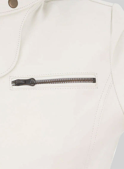 Off White Leather Jacket # 217