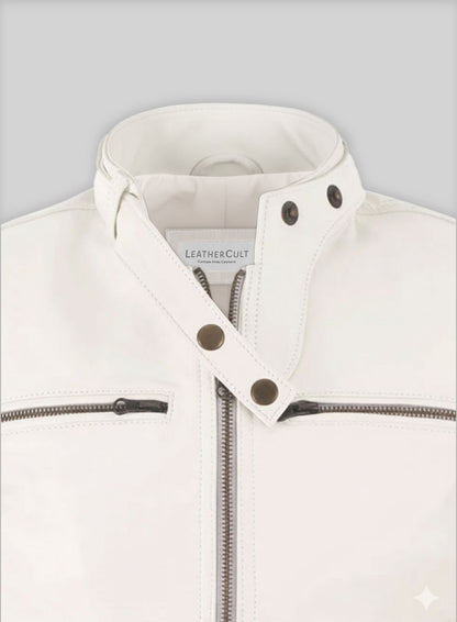 Off White Leather Jacket # 217