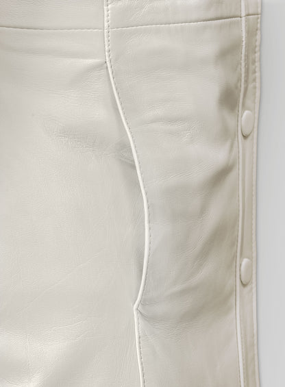 Off White Margot Robbie Leather Dress