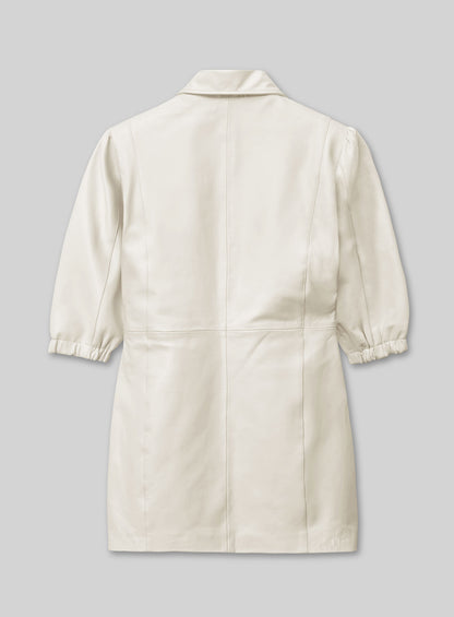Off White Margot Robbie Leather Dress