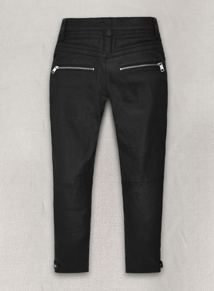 Olivia Culpo Leather Pants - LeatherCult