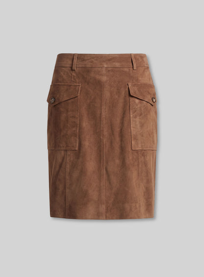 Origami Leather Skirt - # 165
