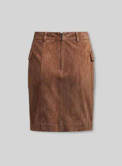 Origami Leather Skirt - # 165