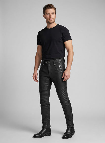 Orlando Bloom Leather Pants