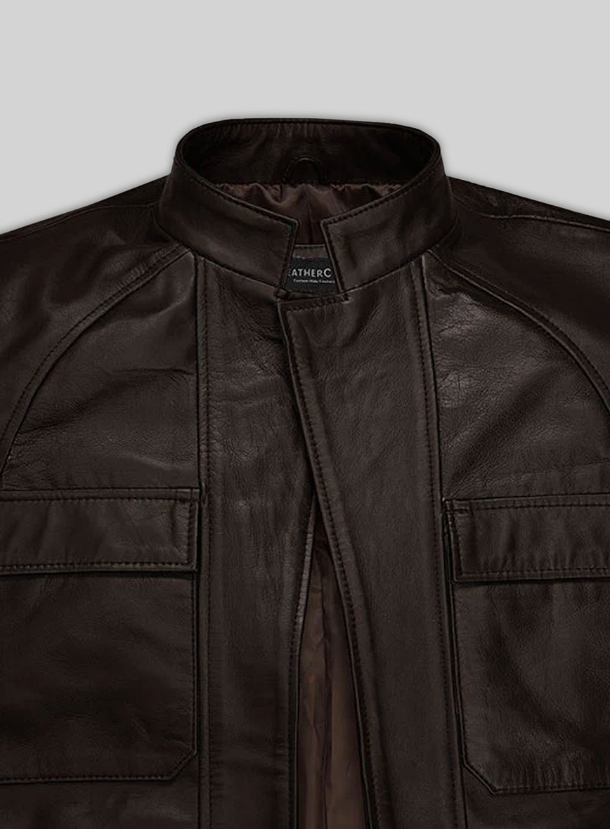 Oscar Isaac Star Wars: The Last Jedi Leather Jacket