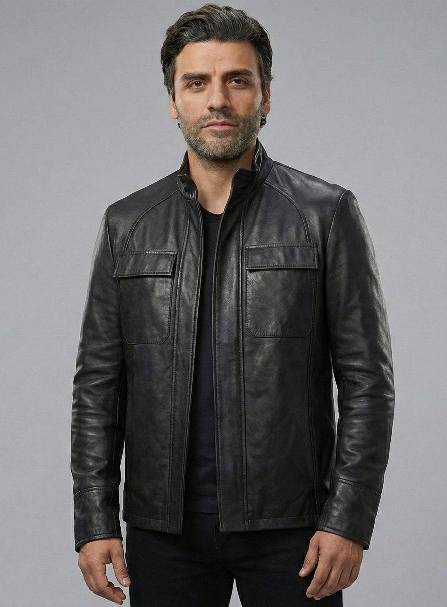 Oscar Isaac Star Wars: The Last Jedi Leather Jacket