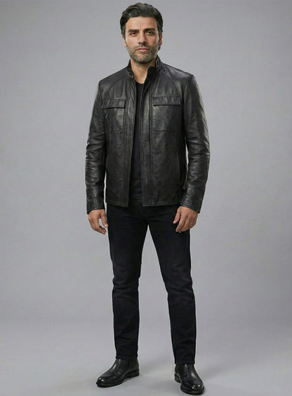 Oscar Isaac Star Wars: The Last Jedi Leather Jacket