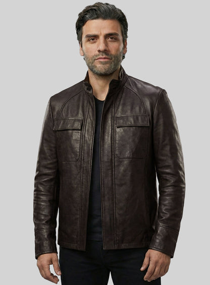 Oscar Isaac Star Wars: The Last Jedi Leather Jacket