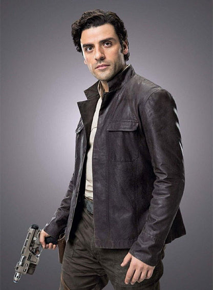 Oscar Isaac Star Wars: The Last Jedi Leather Jacket - LeatherCult