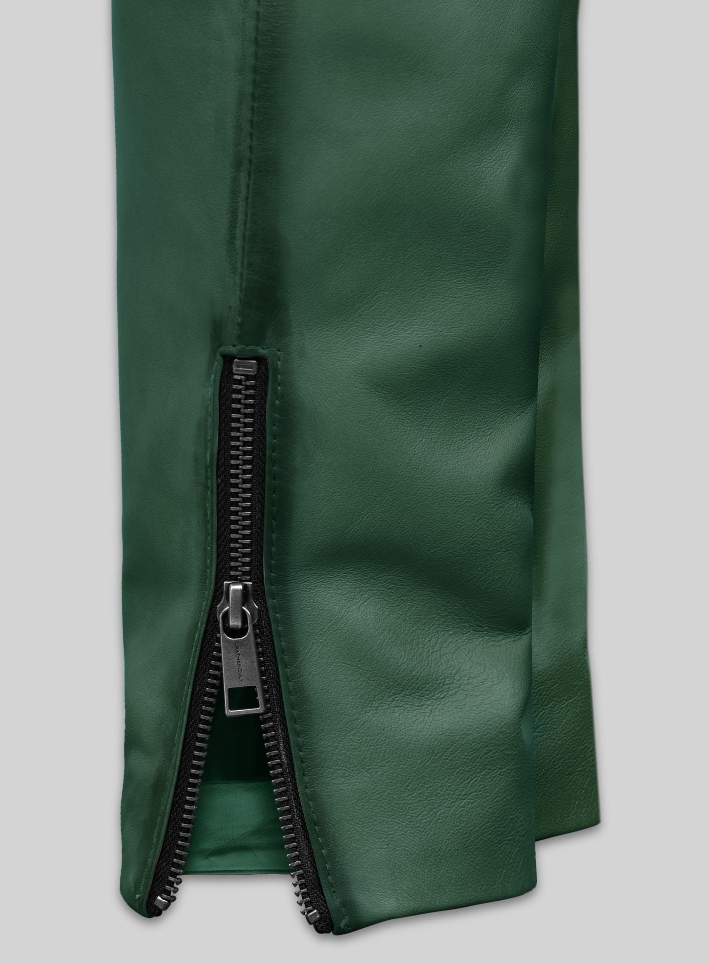 Outlaw Burnt Green Leather Pants