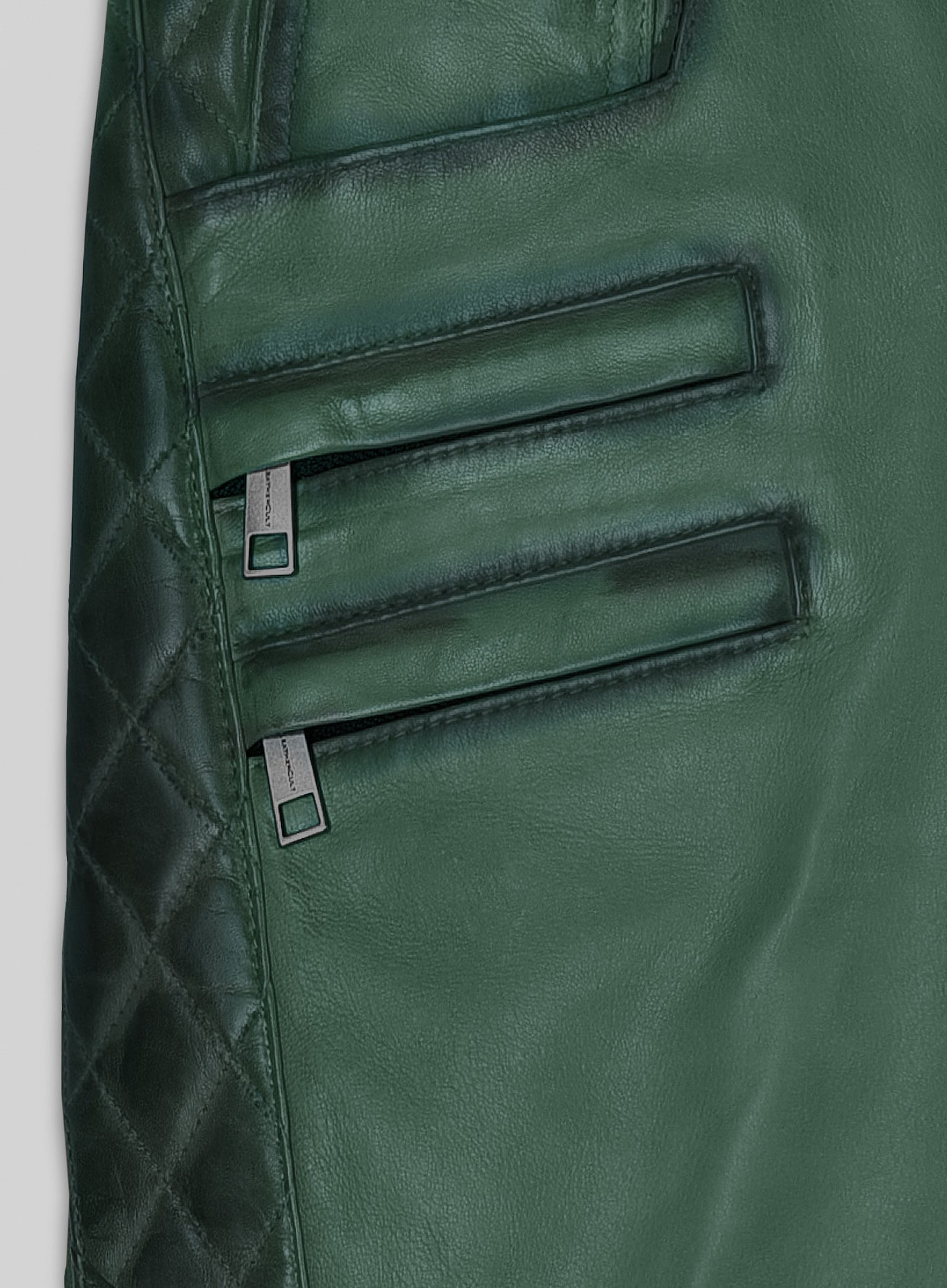 Outlaw Burnt Green Leather Pants