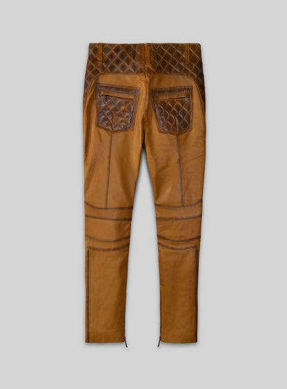 Outlaw Burnt Mustard Leather Pants