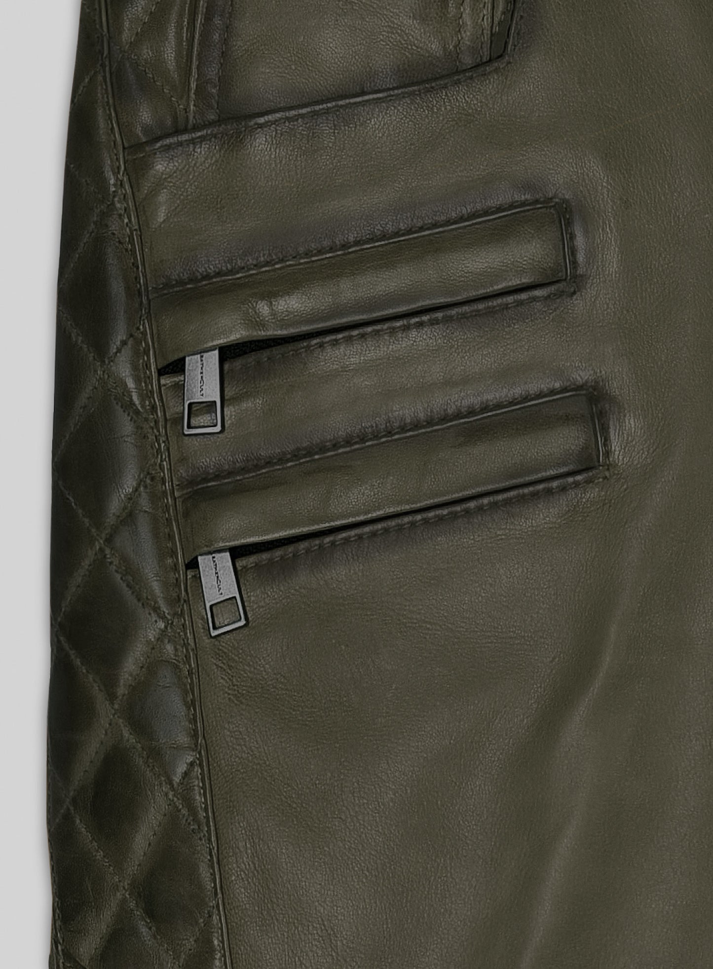 Outlaw Burnt Olive Leather Pants