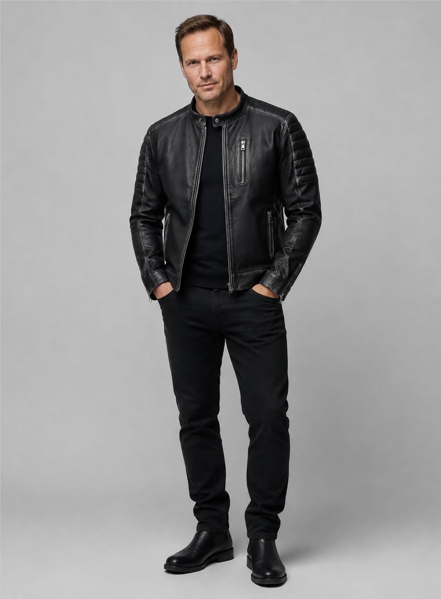 Patrick Wilson Moonfall Leather Jacket