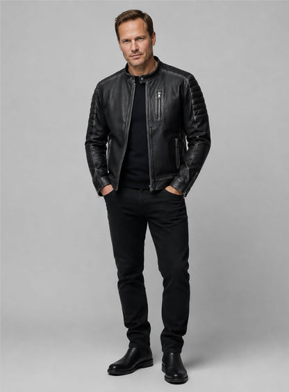 Patrick Wilson Moonfall Leather Jacket