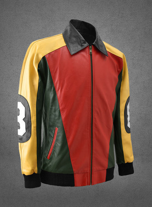 Patrick Warburton 8 Ball Leather Jacket - LeatherCult