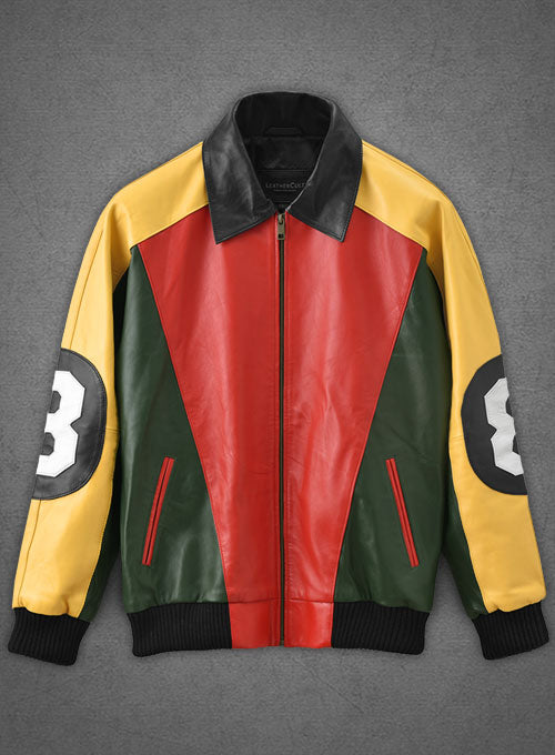 Patrick Warburton 8 Ball Leather Jacket - LeatherCult