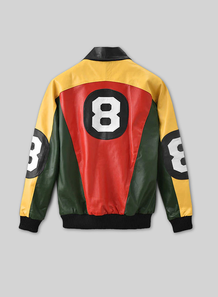Patrick Warburton 8 Ball Leather Jacket – LeatherCult