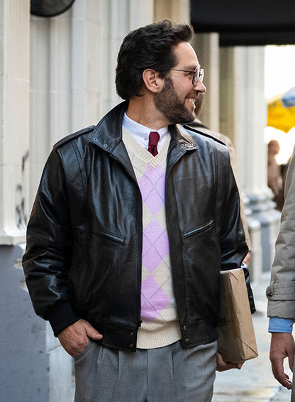 Paul Rudd The Shrink Next Door Leather Jacket - LeatherCult