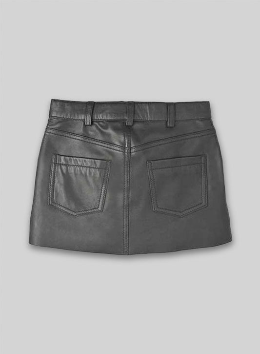Pebble Leather Skirt - # 419