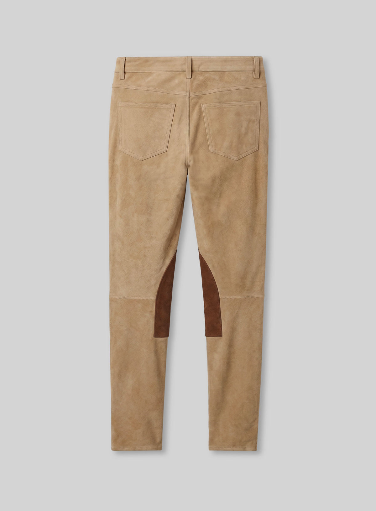 Peiced Leather Jeans