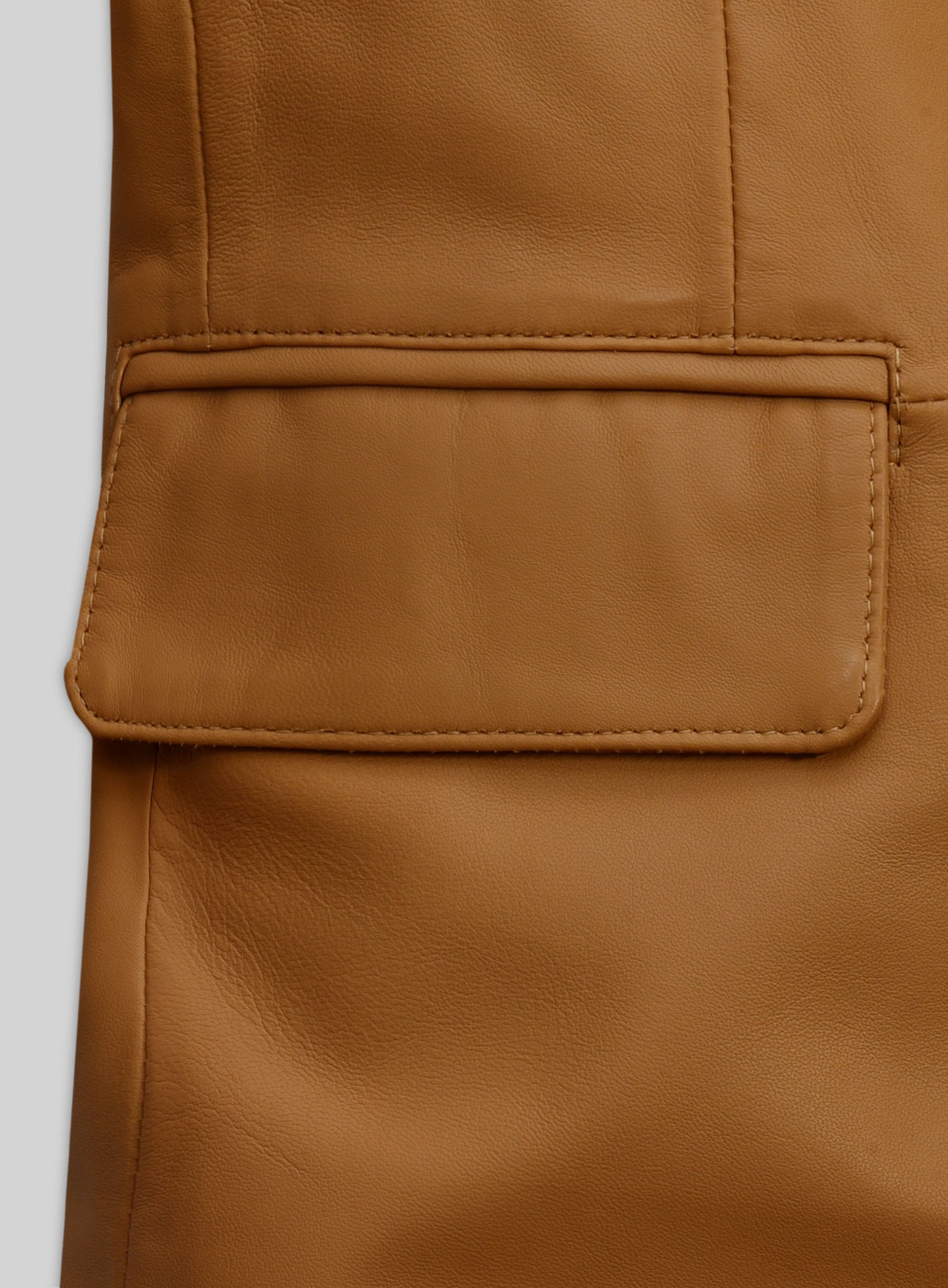 Persian Brown Lambskin Leather Blazer