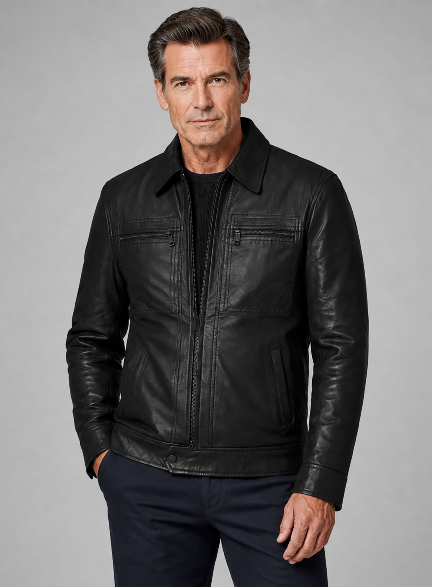 Pierce Brosnan The Out-laws Leather Jacket