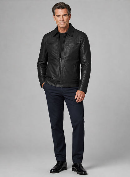 Pierce Brosnan The Out-laws Leather Jacket
