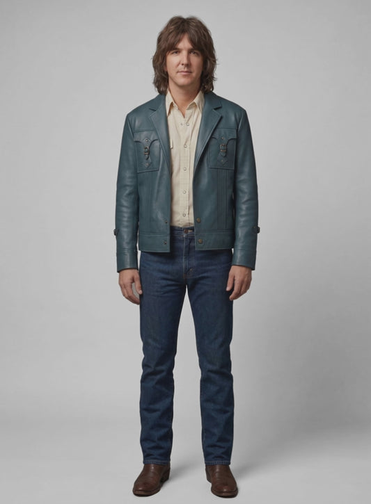 Gram Parsons Circa 1969 Leather Jacket