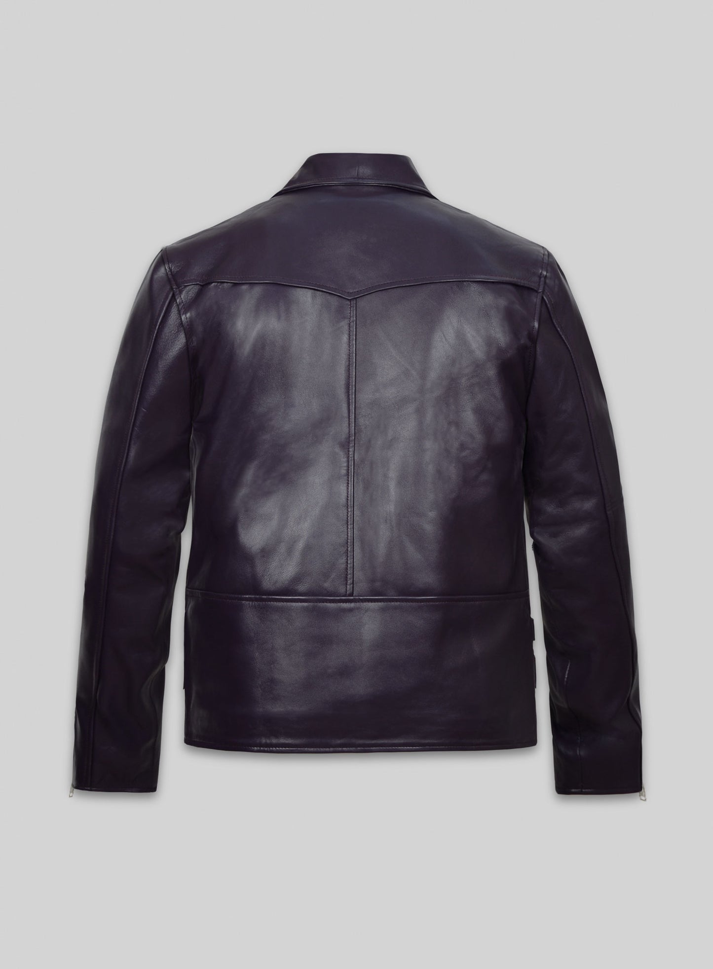 Purple Leather Jacket # 903
