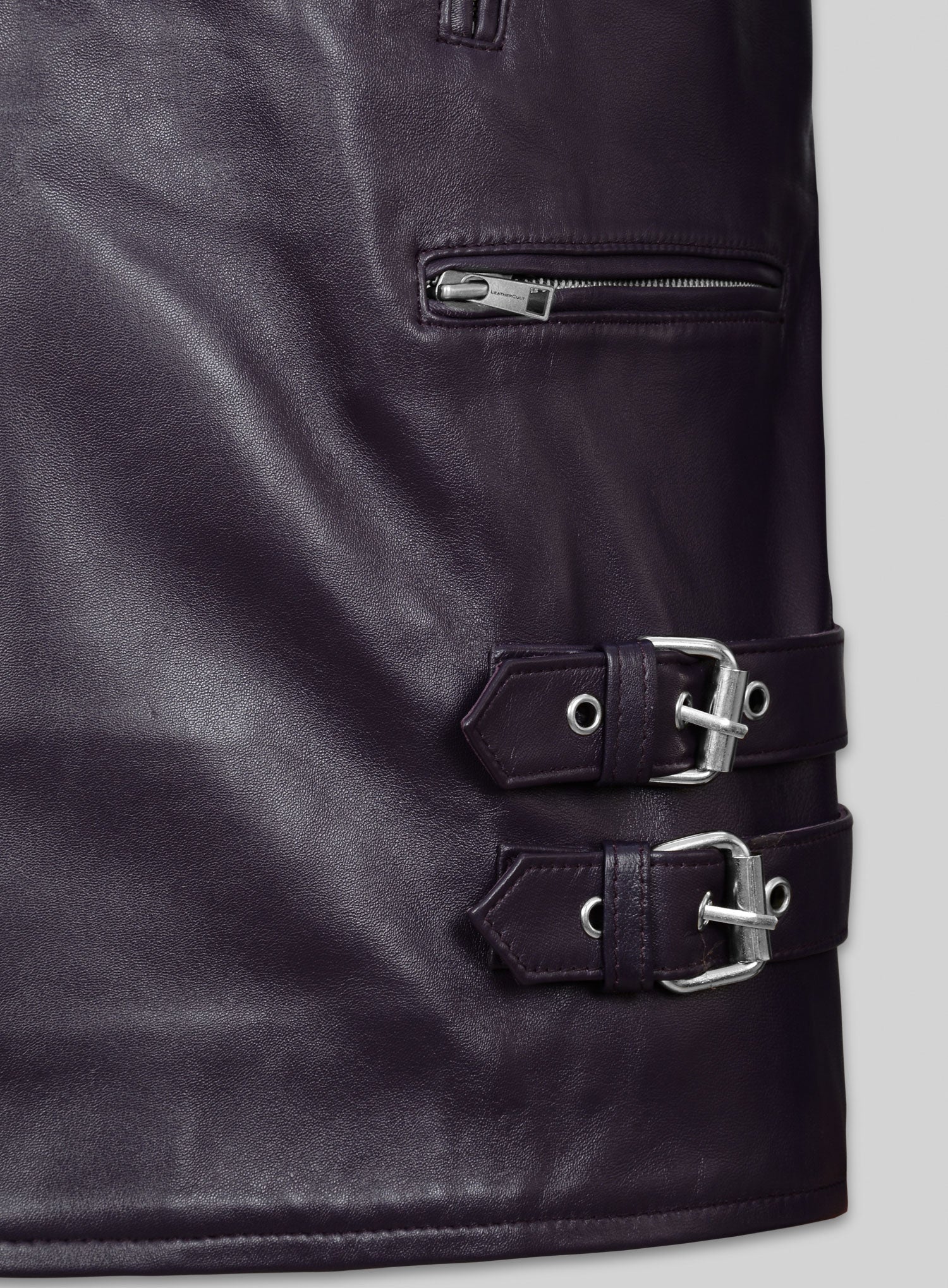 Purple Leather Jacket # 903 – LeatherCult