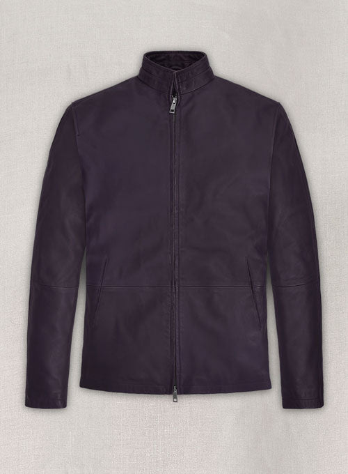 Purple Washed & Wax Tom Cruise MI Reckoning Leather Jacket - LeatherCult