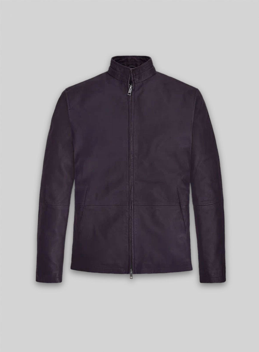 Purple Washed & Wax Tom Cruise MI Reckoning Leather Jacket