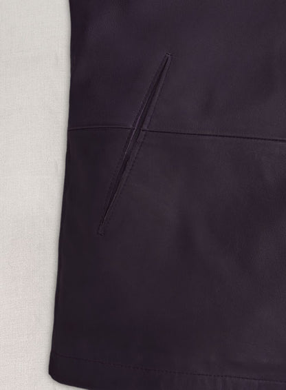Purple Washed & Wax Tom Cruise MI Reckoning Leather Jacket - LeatherCult