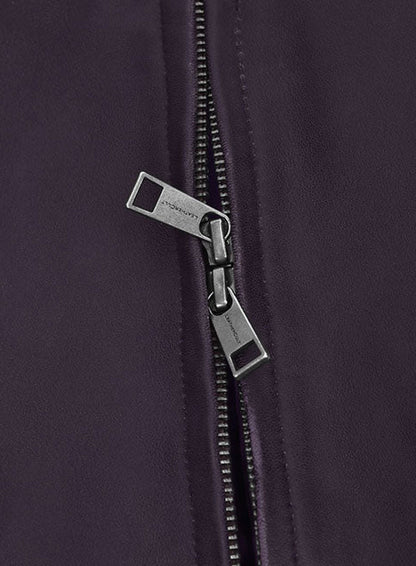 Purple Washed & Wax Tom Cruise MI Reckoning Leather Jacket