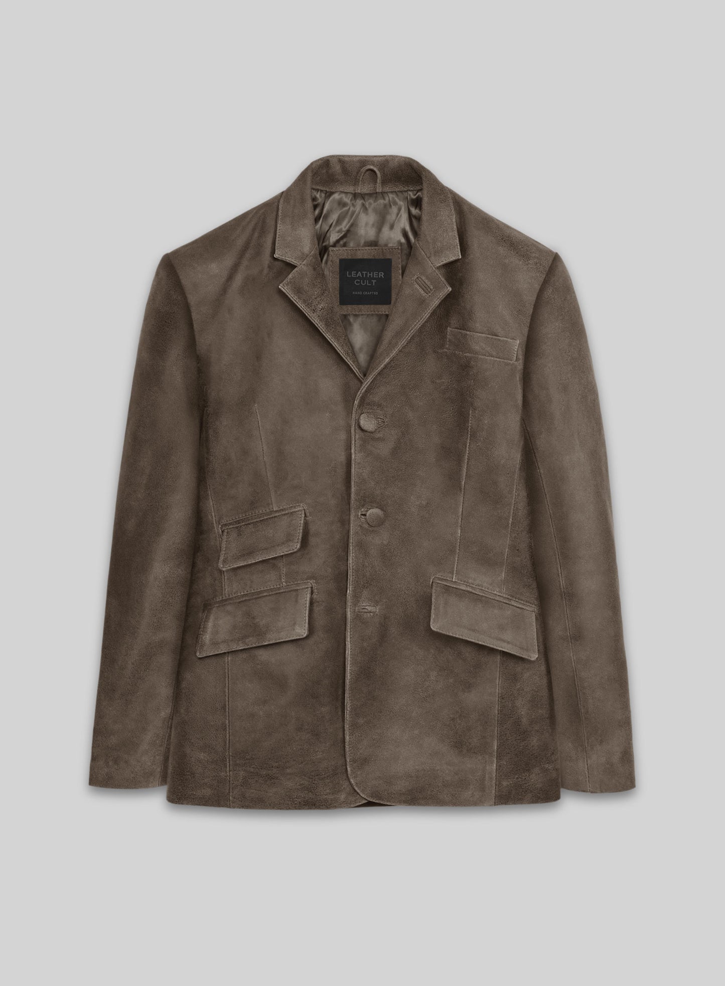 Quaint Leather Blazer